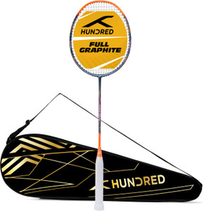 Hundred POWERTEK 1000 PRO Orange Strung Badminton Racquet - Buy Hundred ...