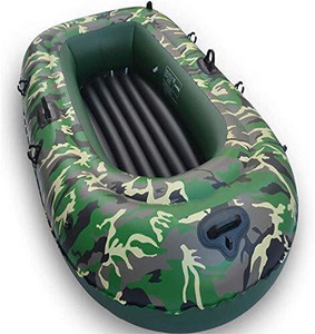 IRIS Durable PVC Boat Portable Blow Up Raft for Fishing, Lake, Pool ...
