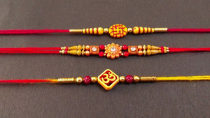 Moderic Designer Rakhi-1928 Plastic (PVC) Chawal Roli Pack Set Price in ...