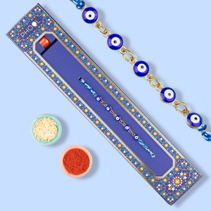 Phool Thread Evil Eye Rakhi for Brother | Best Nazar Kavach Raksha ...
