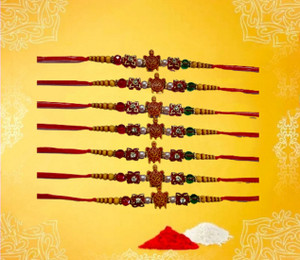 poshing Designer Rakhi-213 Plastic (PVC) Rakhi Set Price in India - Buy ...