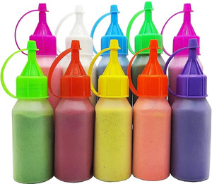 Great Brain Pack of 10 Rangoli Powder Price in India - Buy Great Brain ...