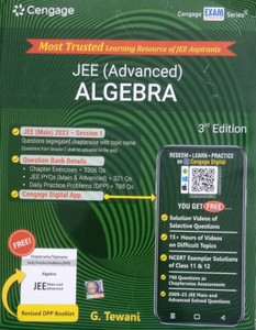 CENGAGE JEE [ ADVANCE ] ALGEBRA 3rd EDITION WITH DPP: Buy CENGAGE JEE ...