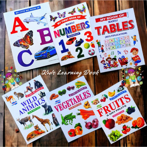 My First Learning Colorful Picture Book Pre Nursery Book - ABCD.NUMBERS ...