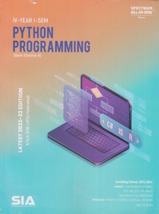 Python Programming (Open Elective-II) B.Tech IV-Year I-Sem R18 (JNTU ...