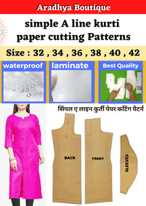Free Pattern Kurmi Simple Kurti Paper Cutting Patterns | Kurti Paper Cutting Farma Set ...