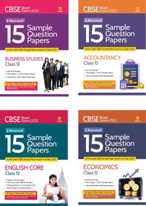 Arihant Cbse 15 Sample Paper Account Business Study Economics English