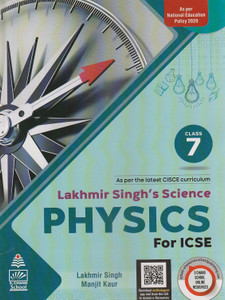 Icse Lakhmir Singh's Science Physics Class 7 S. Chand School Books: Buy ...