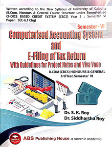 Computerised Accounting System & E-Filing Of Tax Return (Semester - VI ...