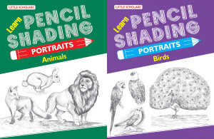 Basic Shading Animals Sample Learn Pencil Shading Portraits - ANIMALS & BIRDS: Buy Learn Pencil ...