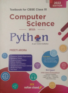 Textbook For CBSE Class 11 Computer Science With PYTHON: Buy Textbook ...