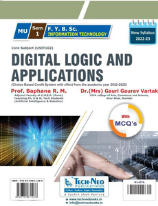 Digital Logic And Applications For MU Sem 1 F. Y. B.Sc. (Information ...