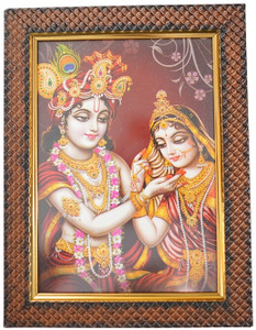 Frame Dharmik Dharmikk Radha krishn ji | Hindu Bhagwan Devi Devta Photo Frame ...
