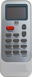 Axelleindia Generic Infrared Split & Window AC Remote Compatible with ...