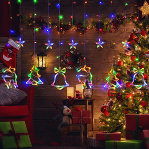 QUACE 138 LEDs 2.34 m Multicolor Flickering, Steady String Rice Lights ...