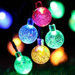 SLIGHT 24 LEDs 5 m Multicolor Flickering Ball Rice Lights Price in ...