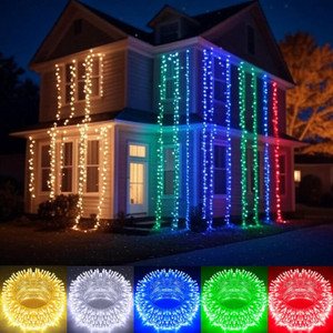 MPROW 40 LEDs 11 m Multicolor Steady Bulb Rice Lights Price in India ...