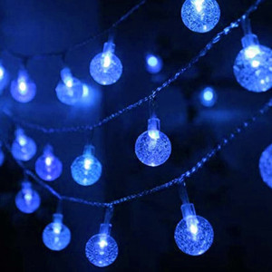 FIZZYTECH 15 LEDs 3 m Blue Flickering Ball Rice Lights Price in India ...