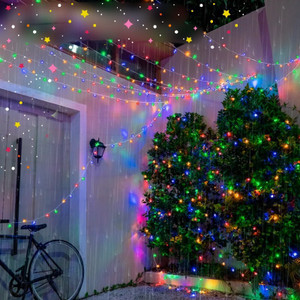 MR VAJANI 70 LEDs 10 m Multicolor Color Changing, Flickering, Steady ...