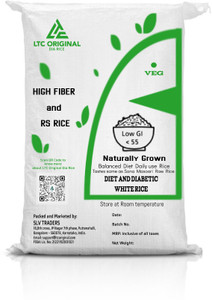 ltc original High Fiber and Low GI diabetic white Sona Masoori Rice ...
