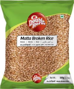 Double Horse Matta Broken Rice 500g Brown Palakkadan Matta Rice (Broken ...