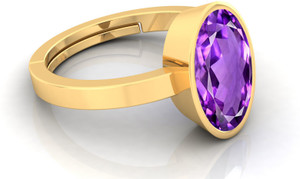 TODANI JEMS 15.25 Ratti Amethyst Katela Gemstone Ring With Lab ...