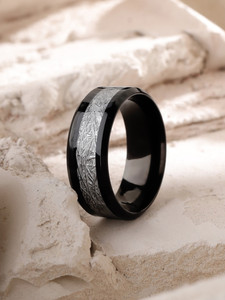 Stainless Steel Celtic Dragon Ring For Men – Polish Combo Band, No Gemstone - View #9