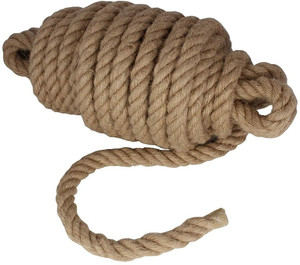 vmps Thick Jute Rope (10 mm x 33 ft) 100% Natural Thick Hemp Rope ...