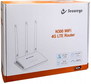 SECUREYE S-4GW3 4G Router 2.4 GHz 150 Mbps Wifi Speed NA External ...