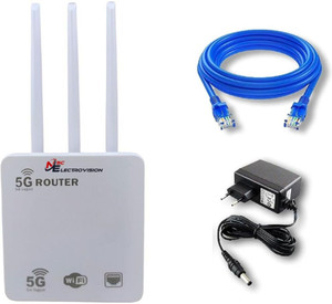 NSC Electrovision 5GROUTER0095 Router 2.4 GHz 600 Mbps Wifi Speed Tri ...