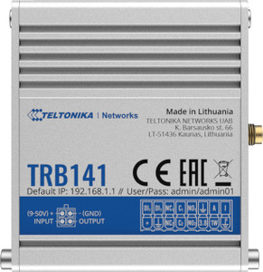 Teltonika TRB141 INDUSTRIAL RUGGED GPIO LTE GATEWAY 4G Router 0 GHz 10 ...