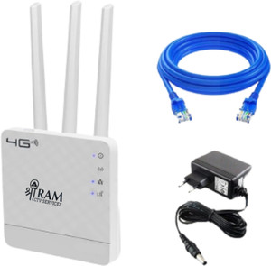 Shriram SRCT 105-4G-SIM ROUTER 4G Router 2.4 GHz 100 Mbps Wifi Speed ...