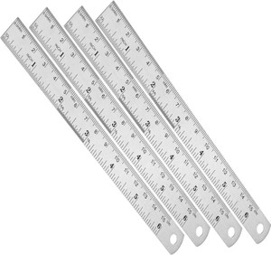 Flipkart.com | FRKB 6-Inch Stainless Steel Ruler with Conversion Table ...
