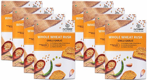 Chilli Rusk Nutribee Whole Wheat Atta Rusk - Chilli Garlic | Refined Sugar-Free |1 ...