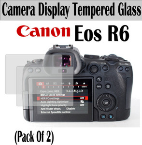 Levoti Edge To Edge Tempered Glass for uii Canon EOS R6 [Air Bubble ...