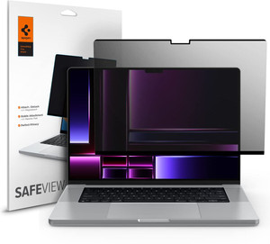 Filtre Confidentialité Spigen SafeView Pour MacBook Pro 14" - Anti-espion Magnétique - Compatible M1/M2/M3/M4
