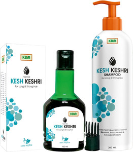 KBIR WELLNESS Kesh Keshri Hair Oil & Shampoo Combo - Price in India ...