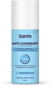Sanfe Anti Dandruff One Wash Shampoo | Removes Dandruff 50ml - Price in