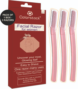 Color Stock Face Razor for Women Facial Hair | Instant & Painless Hair ...