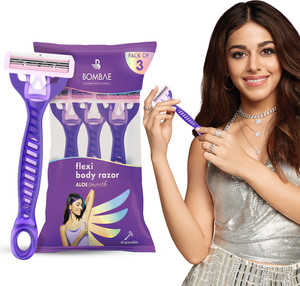 Indian Razor Pack Bombae Flexi Body Razors for Women - 3 | Hair Remover for Arms ...