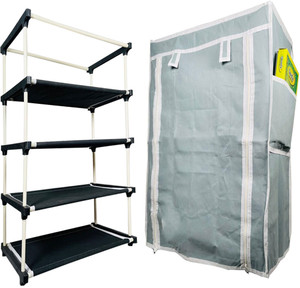 TURBOMAX Multipurpose shoe rack/Wardrobe Heavy Material PVC Plastic ...