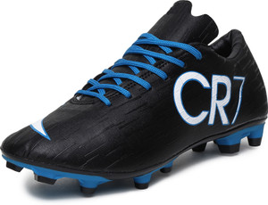 Price New Cr7 Football Shoes CR7 Juventus Ronaldo Studs Black Blue