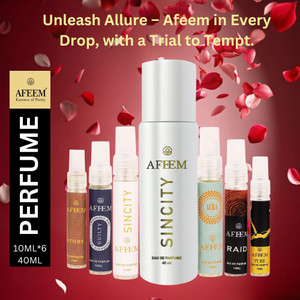 Buy Afeem 10ml Pack of 6 with Sincity 40ml Eau de Parfum - 100 ml ...