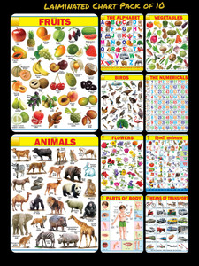 फ़ाइन आर्ट प्रिंट - Educational Kids Chart posters - Animals, Birds ...