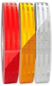 Crewbolt High-Intensity Reflectors Reflective Tape Strip 1 Inch X 4 MTR ...