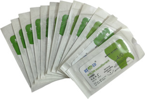 Non Absorbable Threads B-Arm Nylon Suture Thread With 24mm Suture Needle(Pack of 12)Non ...