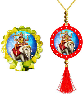 SANBIA Lord Indra Devendra Car Dashboard Idol & Car Hanging Combo ...