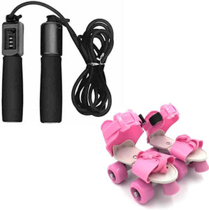 Skate Rope Premio Coppex Dual Adjustable Senior Roller Skates + (Free Counter ...