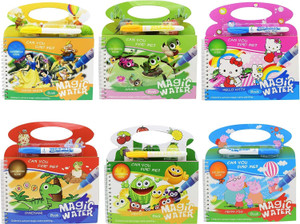 malik Return Gifts Set of 24 Pcs Water Magic Drawing Books for Kids ...