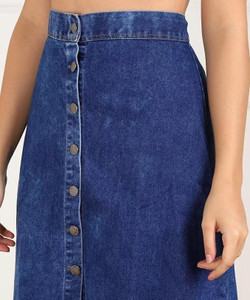 Jupe Fille Wrangler - Taille 12, Bleu Foncé, Coton, Neuve Avec étiquettes